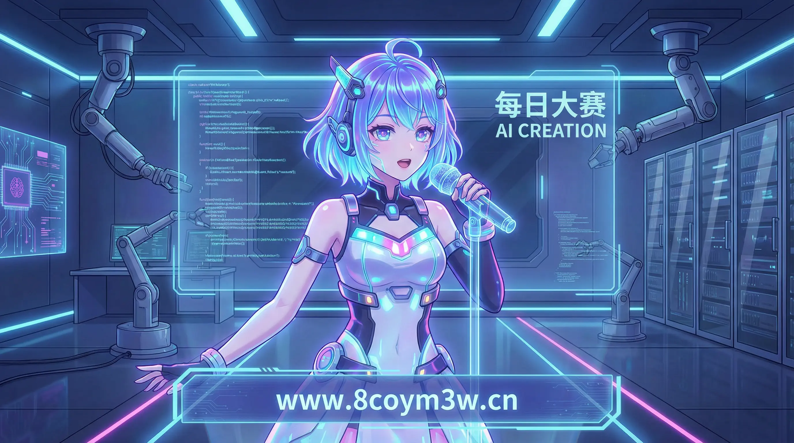 每日大赛AI创作：虚拟偶像的诞生 视频教程